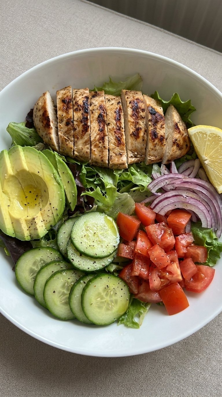 Grilled Chicken Salad – Healthy Lunch for Weight Loss